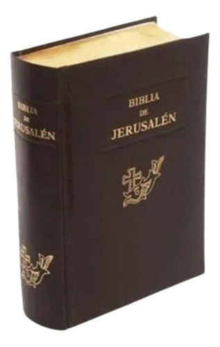 Biblia De Jerusalen De Bolsillo De Lujo - Canto Dorado