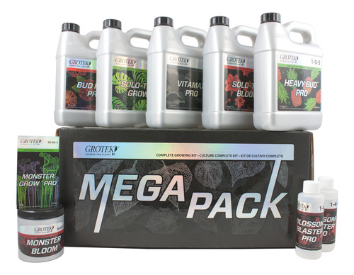 Mega Pack Grotek Cultivo Indoor Ciclo Completo