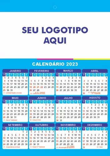 Arte Calendário 2023 Em Corel Draw Editável Mercadolivre