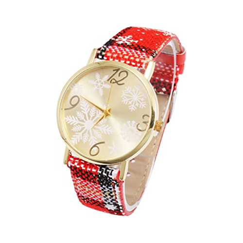 Bestoyard Reloj Señoras Moda Navidad Cuarzo Correa