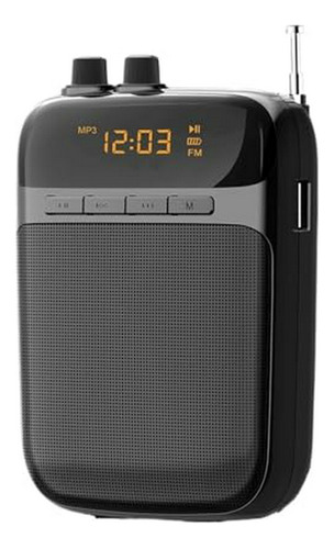 Amplificador De Voz Portátil Con Radio Fm Y Bluetooth.