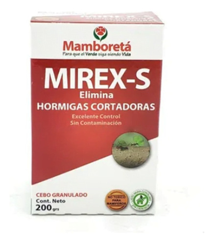 Mamboretá® Mirex-s Cebo Mata Hormiga Cortadora Minera 200gr