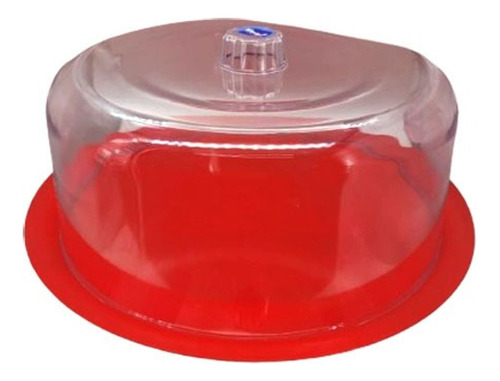 Campana Torta Plastico Redonda Reposteria Cristal De 40 Cm