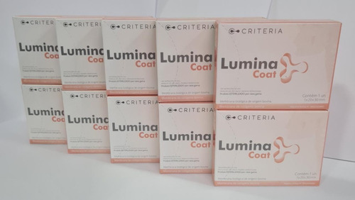 Kit 10 Unidades Membrana Colágeno Lumina Coat 1mm Critéria