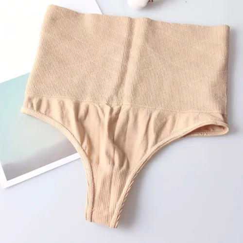 Tanga Moldeadora De Cintura Alta Con Control De Barriga (bk