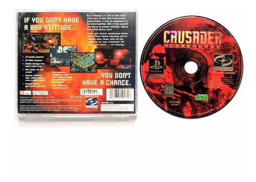 Crusader No Remorse - Juego Original Para Playstation 1