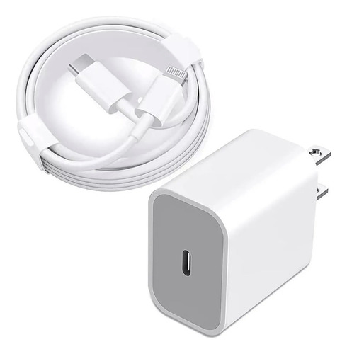 Cargador Para iPhone 15 Plus X Xr Pro Original Cubo Y Cable