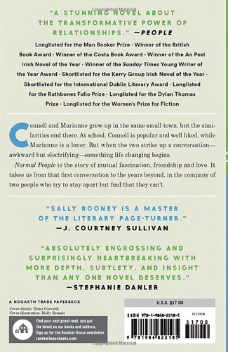 Normal People: A Novel, De Sally Rooney. Editora Hogarth Press, Capa Mole Em Inglês