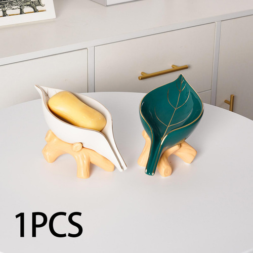 Jabonera De Cerámica Para Encimera Con Soporte Para Verde