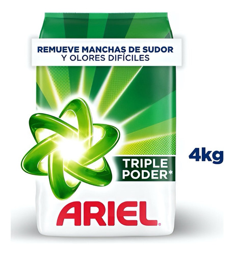 Detergente Ariel Polvo 4 Kilos - Kg a $10425