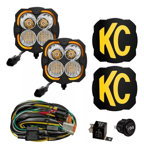 Leds Kc Hilites Flex Era 4 Luces Defensa Burrera