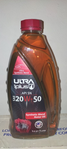 Imagen 2 de 3 de Aceite Semisintetico 20w50 Ultralub