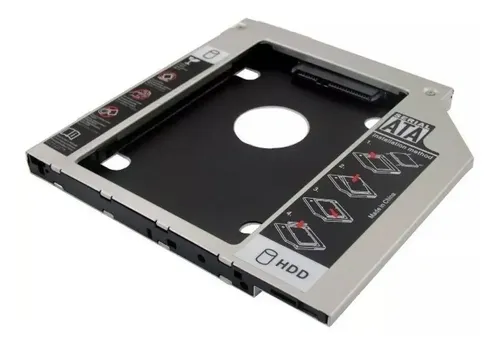 Caddy Secondo HDD Per Lenovo ThinkPad T420 T520 W520 - 12.7mm In Alluminio