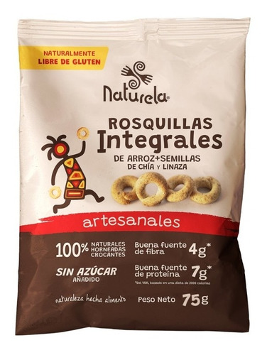 Rosquillas Integrales Arroz X12 - g a $69