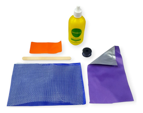 Kit De Reparacion De Carpas Pegamento Parches Mosquitero