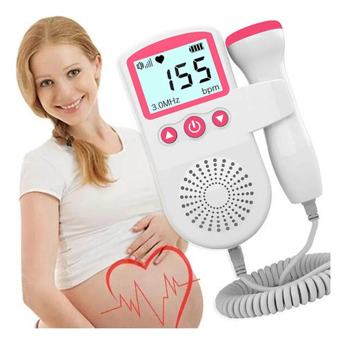 Monitor Prenatal For Bebés, Ayuda Cardíaca, Sonar Doppler