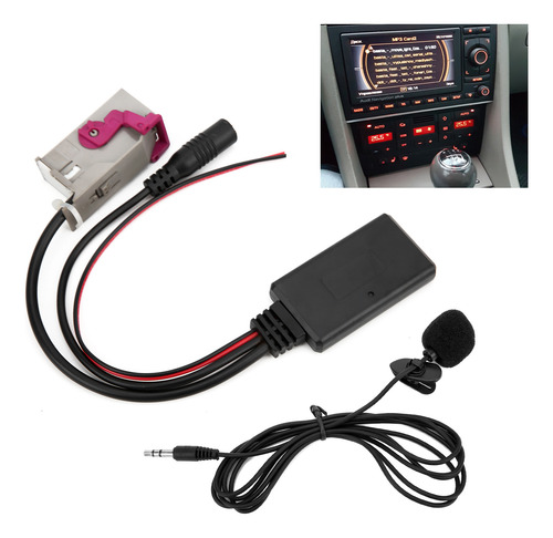 Micrófono Inalámbrico Con Cable Auxin Para Módulo De Coche C