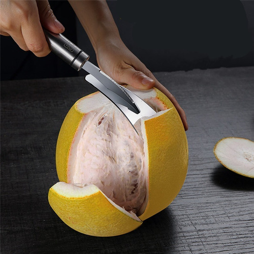 Pelador Manual De Fruta Inoxidable Naranja Lima