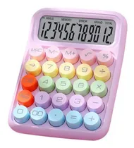 Comprar Calculadora Electrónica Digital Kawaii Botón Mecánico Grande