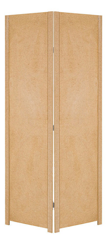 Kit 2 Biombo Liso Sanfonado Separador Folha Painel Divisória Com Dobradiça Jt Home