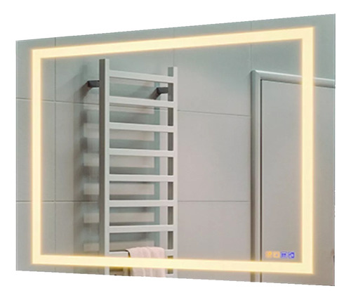 Espejo Con Luz Led Baño Häfele Bluetooh Desempaña 90x90 Cm Marco Sin Marco