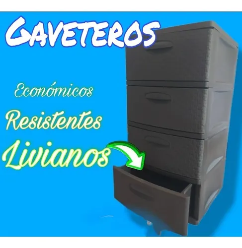 comprar Gavetero Organizador De 4 Gavetas Tipo Rattan 