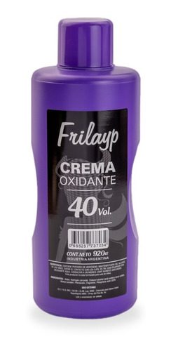 Crema Oxidante Frilayp X 40 Vol X920 Cc