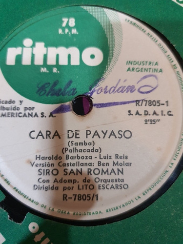 Disco De Pasta-lote De 5 Discos-los Temas En Las Fotos-090 (Usado)
