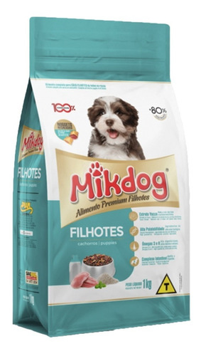 Mikdog Cachorro X 20 Kg + Snacks