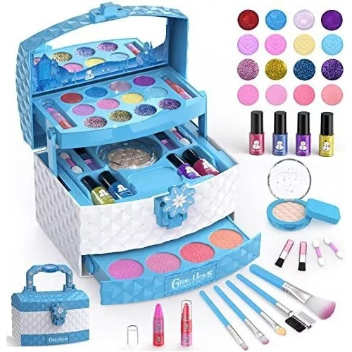 Girlshome Kit De Maquillaje Infantil Para Niña