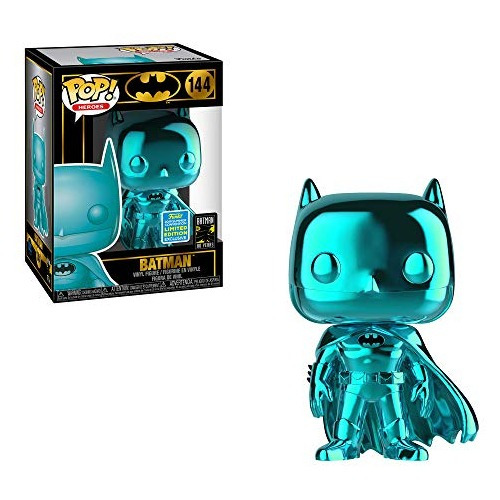 Funko Pop Dc Batman 80 Years, Batman 2019, Verde Azulado Y C