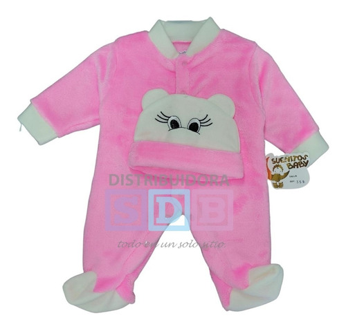 Pijama Térmica Para Bebe + Gorrito Gorro 2 Pzas