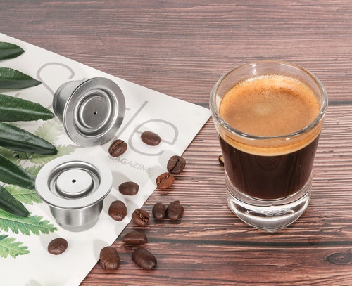 Cápsulas Reutilizables Acero Para Nespresso Icafilas Unidad