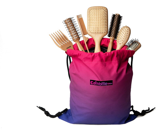 Combffle Salon Hair Brushes Juego De Cepillos Para El Cabell