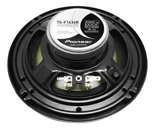 Imagen 7 de 10 de Parlantes Para Auto Pioneer 6 6.5 Pulgadas 1634 2 Vias 200w