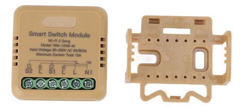 Relé Wifi Inteligente De 2 Vías Para Control Remoto De Voz Y