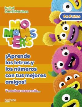 Libro Letras Y Números Con Los Momonsters 4 5 Años  De Carri