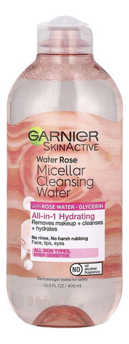 Garnier Agua Micelar Con Agua De Rosas Y Glicerina 400ml 