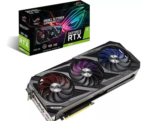 Asus Rog Strix Nvidia Geforce Rtx 3090 Gaming Graphics Card-