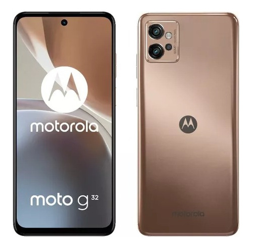 Imagen 5 de 8 de Celular Motorola Moto G32 128/6gb Ram Rosa Auricular Regalo