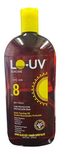 Aceite Bronceador Lo-uv 473ml