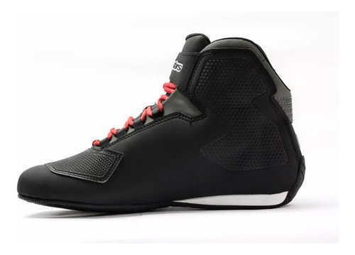 Imagem 3 de 5 de Bota Tênis Alpinestars Sektor Preto Vermelho Lançamento