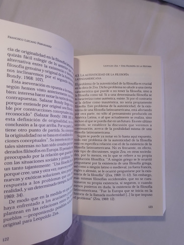 Leopoldo Zea Una Filosofia De La Historia Francisco Lizcano (Usado)