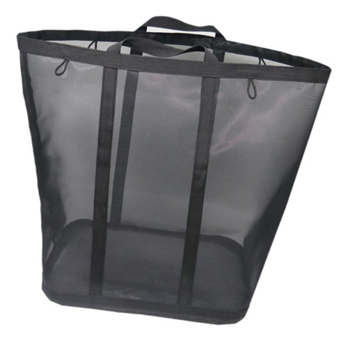 Cesta De Lavandería Plegable De Malla Para Playa, Ideal