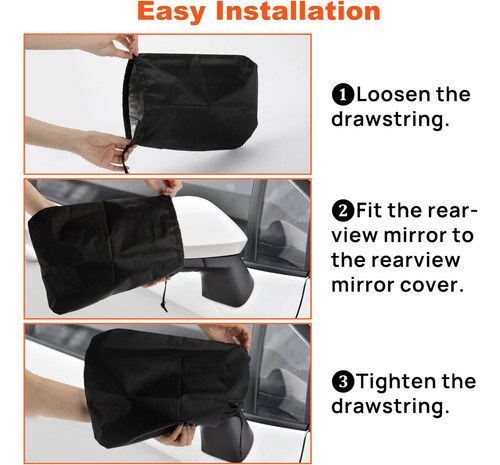 Fundas Universales Para Espejo Lateral 4 Piezas De Cubiert