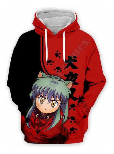 Sudadera Anime Inuyasha Unisex 3d Impresión