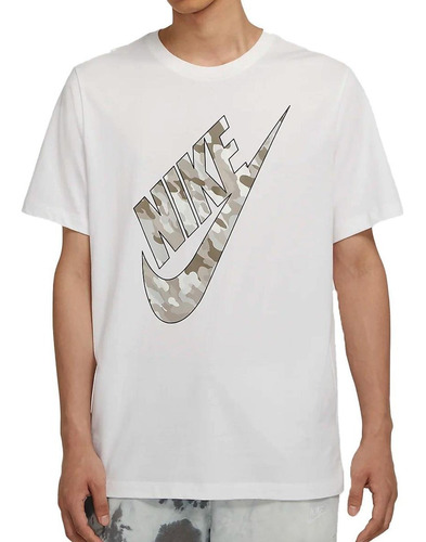 Camiseta Nike Sportswear Club-blanco