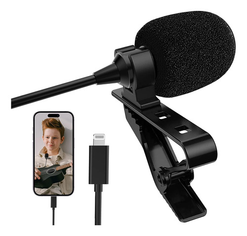 Micrófono Lavalier Profesional iPhone/videoconferencia...