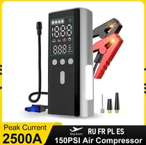 Comprar Jumper Cargador D Bateria Con Inflador D Cauchos Power Bank 