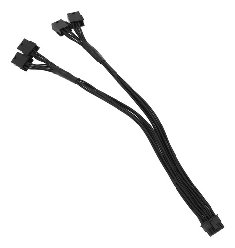 Cable De Extensión Negro Negro De 16 Pines A 4 X 8 Pines 12v